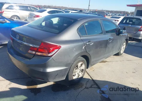 2013 Honda Civic Lx from USA, damaged, VIN 2HGFB2F51DH599836